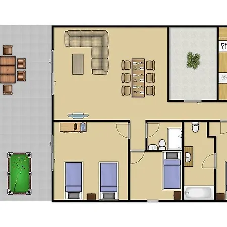 Playa Blanca Sleeps 6 Pool Air Con Wifi بلايا بلانكا